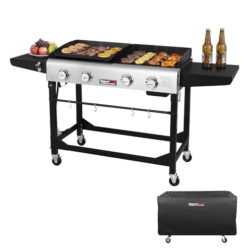 Royal Gourmet GD401C 4-Burner Gas Grill and Griddle Combo