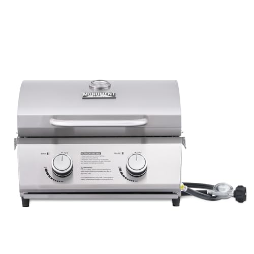 Monument Grills Tabletop Propane Gas Grill for Outdoor...