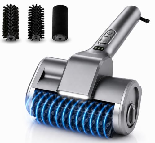 Electric Grill Brush, Bristle-Free with LED Light,...