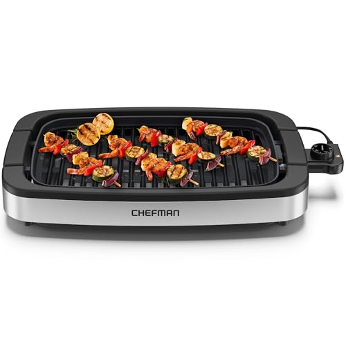 Chefman Smokeless Indoor Electric Grill, Extra Large...