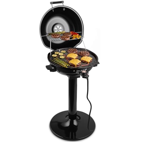 Electric Grill Outdoor, CUSIMAX Electric BBQ Grill,...