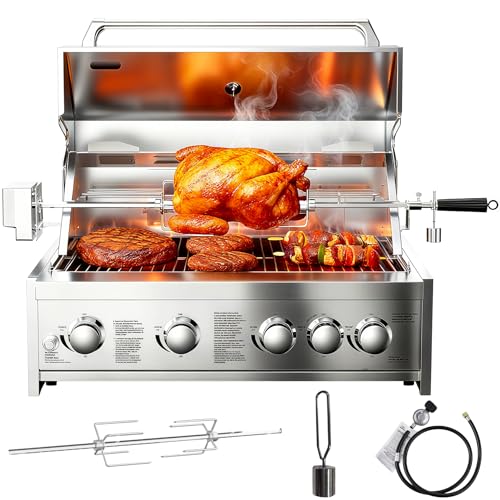 BODEGA 5 Burner Built In Gas Grill Head
