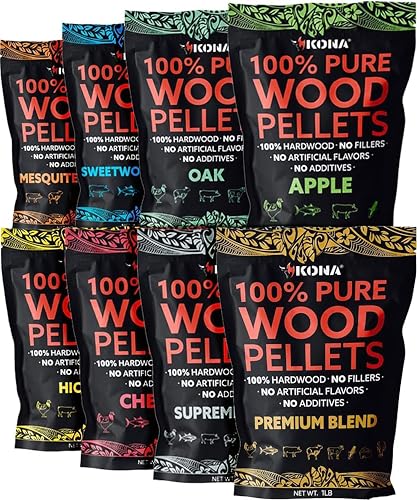 Kona Wood Pellet Variety Pack for Ninja Grills.