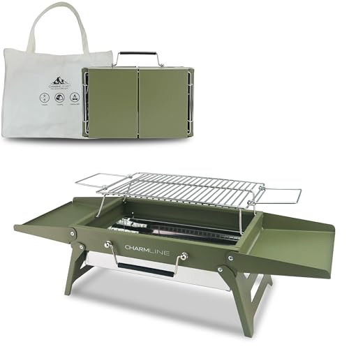 Charmline 14 x 9 inches Small Portable Charcoal BBQ Grill.