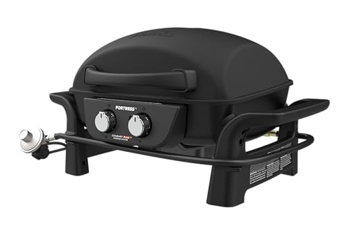 Nexgrill Tabletop 2 Burner Gas Grill & Griddle Combo