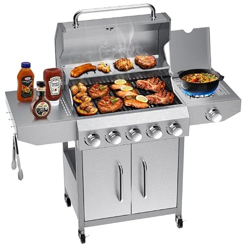 Bestfire 68,000 BTU 5 Burner Propane Gas Grill