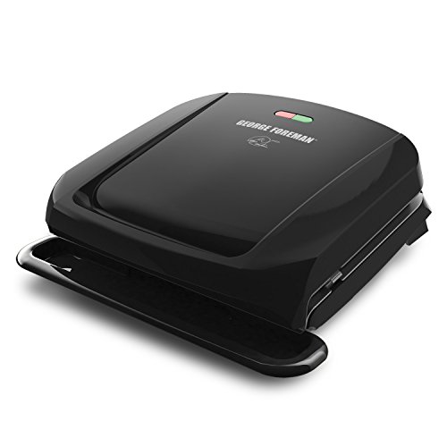 George Foreman 4-Serving Indoor Grill with Removable Plates