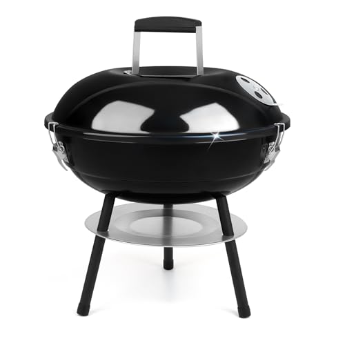14 inch Charcoal Grill, Joyfair Small Portable BBQ Kettle...