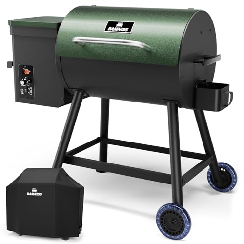 Electric Pellet Grill & Smoker, 450 Sq Inch PID Control