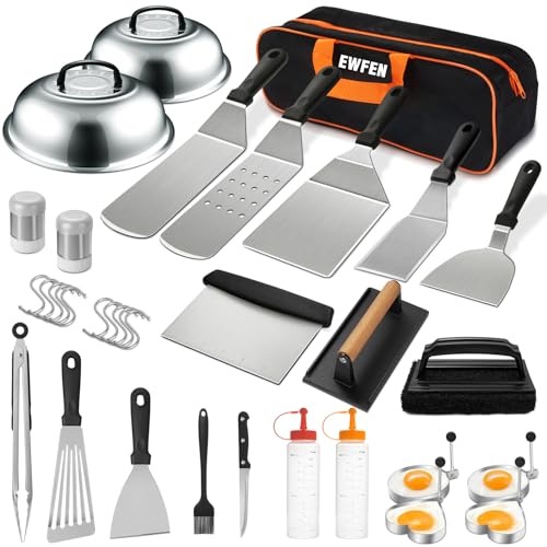 EWFEN 35PCS Griddle Accessories Kit, Flat Top Grill Set.