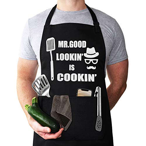 LYLPYHDP Funny Chef Aprons for Men - Hilarious Cooking Gift
